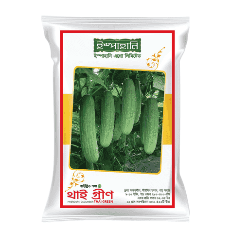 F1 Hybrid Cucumber Thai Green Seeds (থাই গ্রীণ শসা বীজ) | High Yield Cucumber Seeds BD