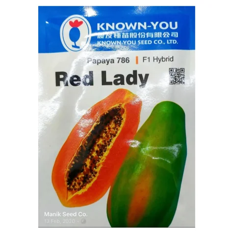 Red Lady F1 Hybrid Papaya Seeds - রেড লেডি হাইব্রিড পেঁপে বীজ (Original Known-You Seed)