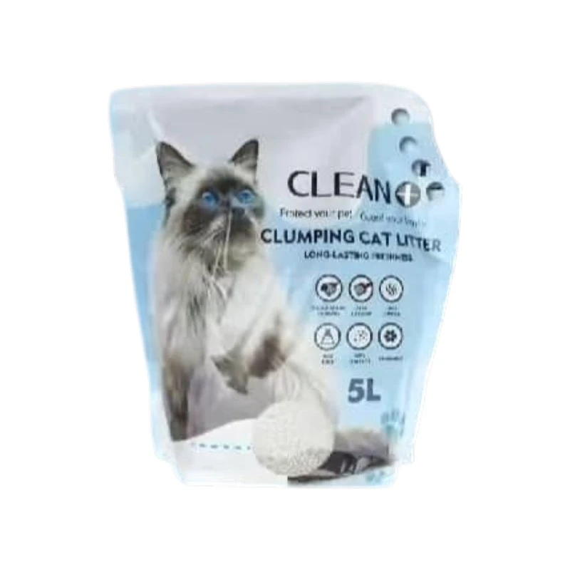 Clean Plus with Mouth (Cap) (Flavour- Rose, levenda, Coffe, Lemon, Apple) | সুগন্ধযুক্ত প্রিমিয়াম ক্যাট লিটার