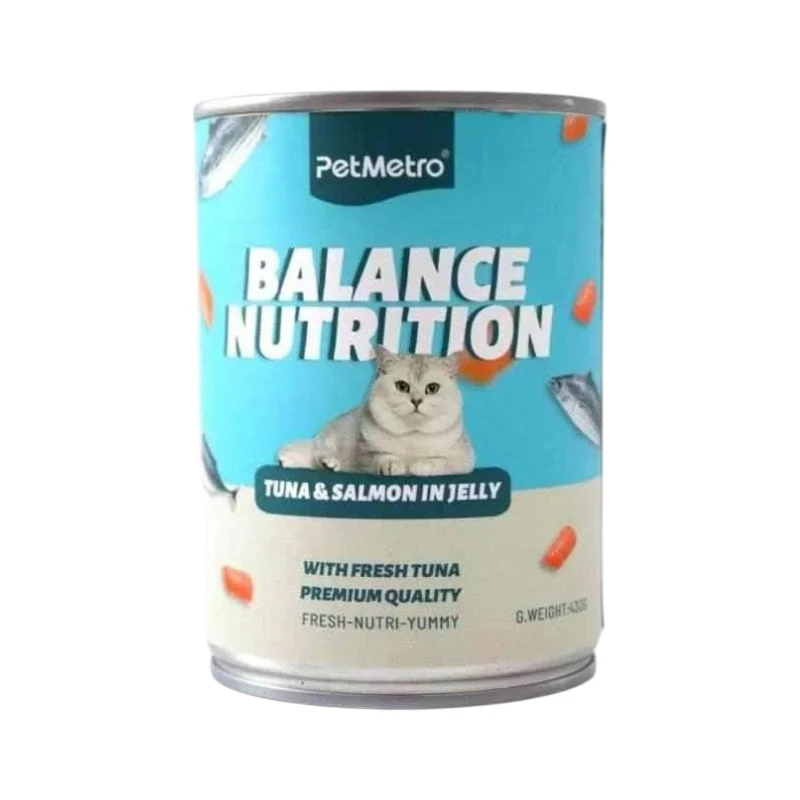 Pet Metro Can Food Salmon Recipe In Pate | প্রিমিয়াম পুষ্টিকর বিড়ালের খাবার