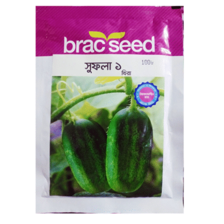 Deshi Ufshi Cucumber Sufila 1 (সুফলা ১ শসা বীজ) | High Yield Local Cucumber Seeds BD