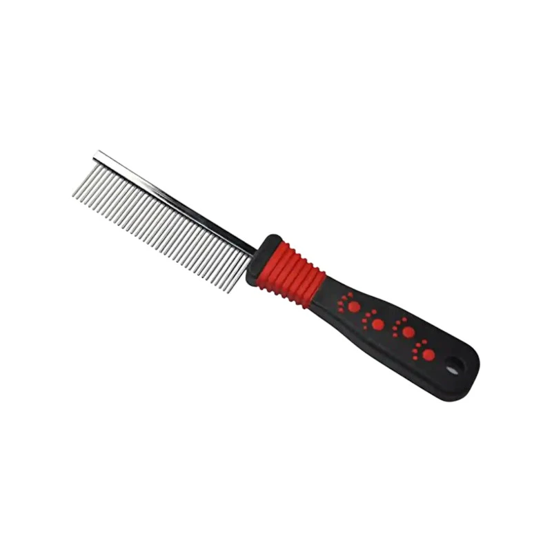 Single Sided Stainless Steel Pet Grooming Comb | পোষা প্রাণীর গ্রুমিং ও আনুষঙ্গিক পণ্য