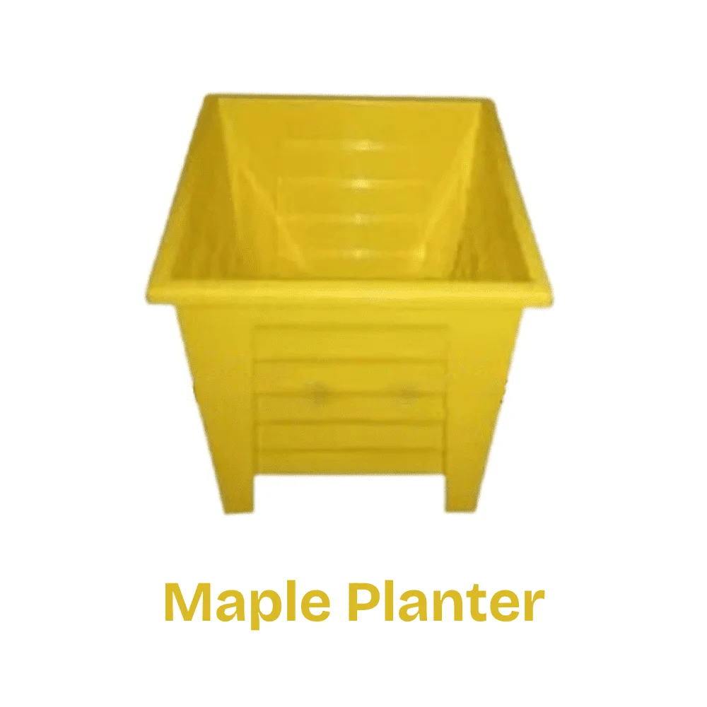 Modern Maple Design Flower Planter - ইনডোর ও আউটডোরের জন্য আধুনিক মাপেল ডিজাইনের ফুলের টব
