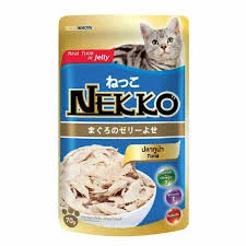 Nekko Adult Pouch Tuna in Jelly Cat Food 70g | নেক্কো অ্যাডাল্ট টুনা ইন জেলি ক্যাট ফুড
