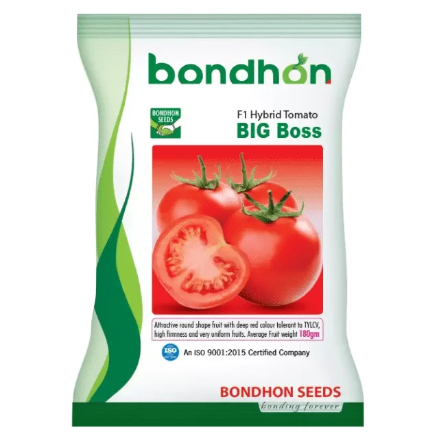 Big Boss F1 Hybrid Tomato Seed - বিগ বস হাইব্রিড টমেটো বীজ (High Yielding & Big Size)