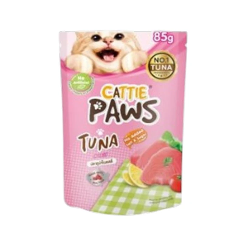 Cattie Pouch Rich Tuna in Jelly | প্রিমিয়াম পুষ্টিকর বিড়ালের খাবার