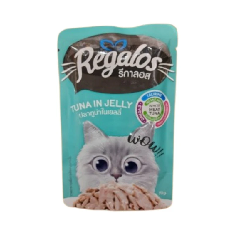 Regalos Adult Pouch Tuna In Jelly | প্রিমিয়াম পুষ্টিকর বিড়ালের খাবার