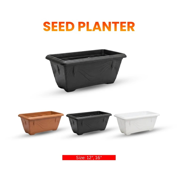 Premium Seed Planter Tub - আধুনিক বীজ বপনের টব (Indoor & Outdoor Gardening)