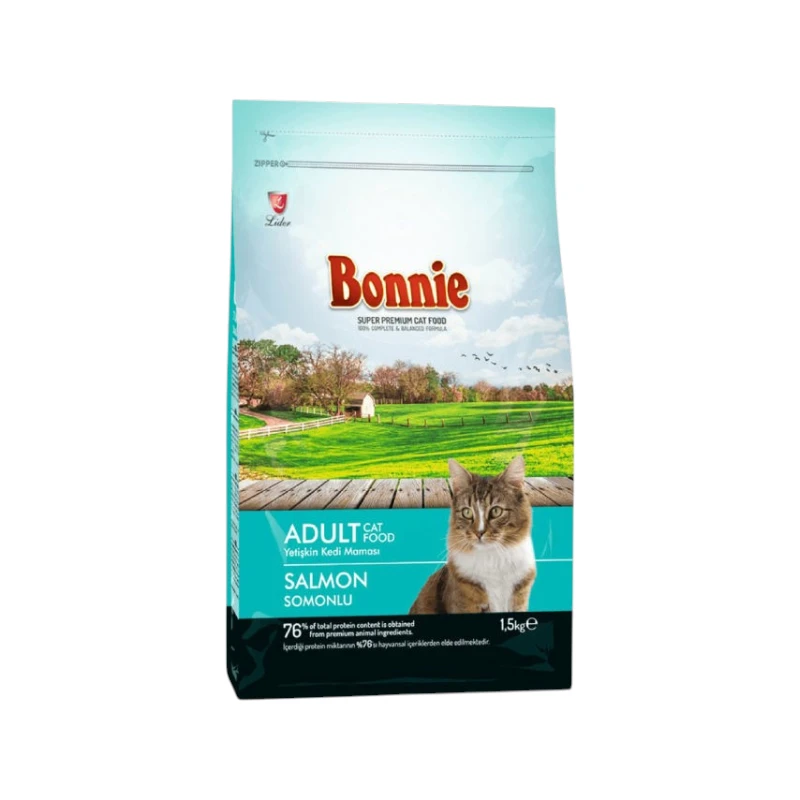 Bonnie Adult Salmon Cat Food | স্যামন স্বাদের প্রিমিয়াম বিড়ালের খাবার