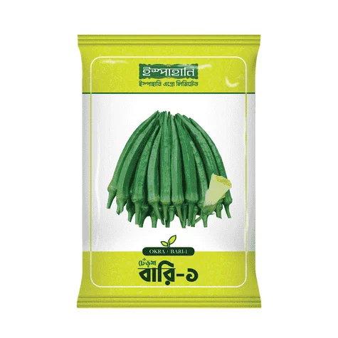 Bari-1 F1 Hybrid Okra Seed - বারি-১ হাইব্রিড ঢেঁড়স বীজ (Virus Resistant & High Yield)