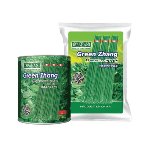 Green Zhang Hybrid Yard Long Bean Seeds - গ্রীন ঝাং হাইব্রিড বরবটি বীজ (Premium Quality)