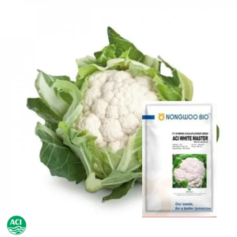 White Master F1 Hybrid Cauliflower Seeds - হোয়াইট মাস্টার হাইব্রিড ফুলকপি বীজ (Super White & Compact)
