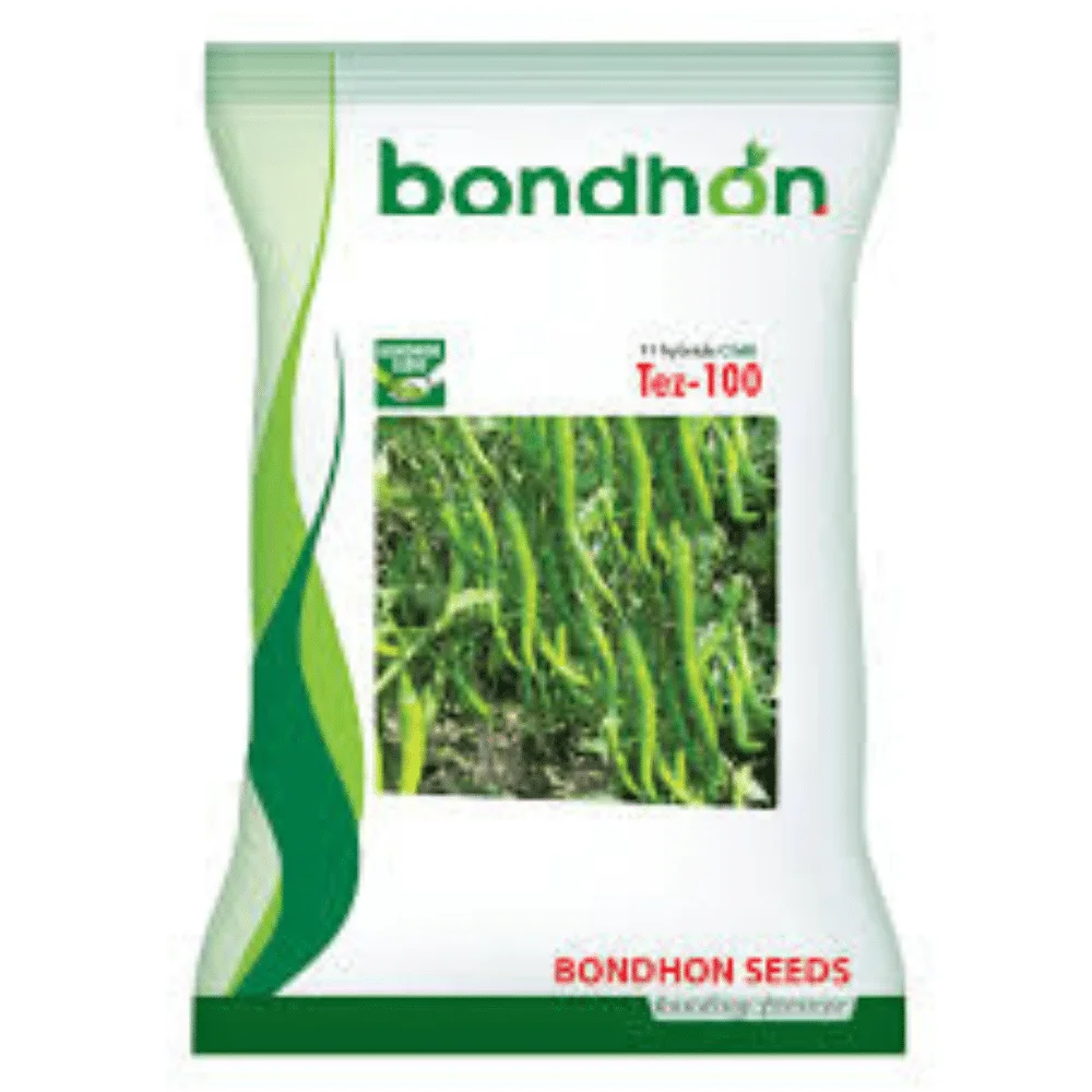Tez-100 F1 Hybrid Chili Seed - তেজ-১০০ হাইব্রিড মরিচ বীজ (Original Intake)