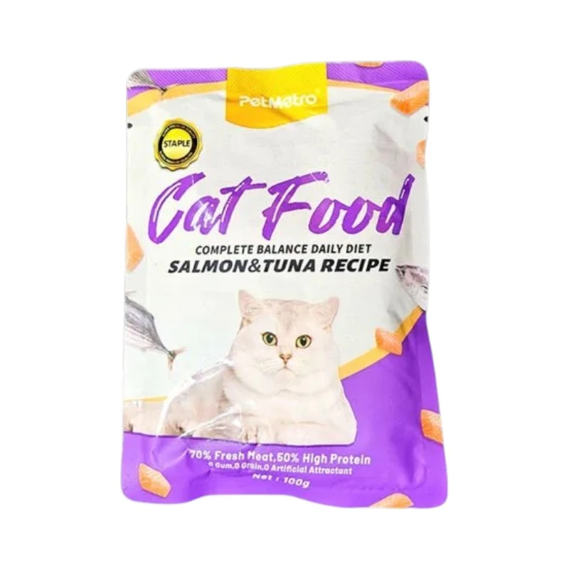 Pet Metro Pouch Salmon and Tuna Recipe | প্রিমিয়াম পুষ্টিকর বিড়ালের খাবার