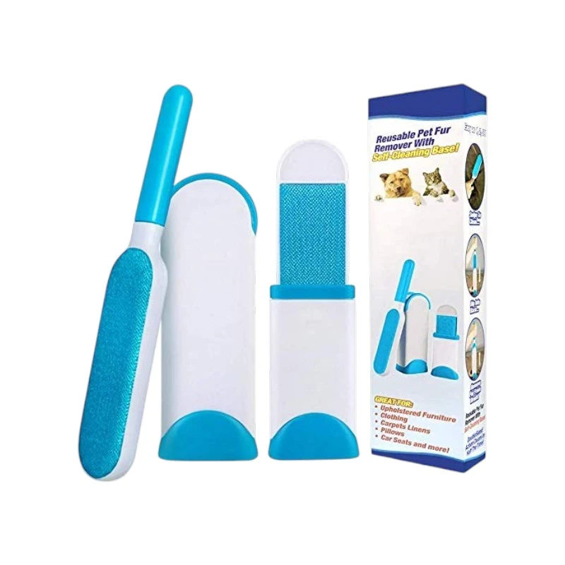 Hair ClotRemover Brush Antistatic Reusable Remove Pet Dust Brusher | পোষা প্রাণীর গ্রুমিং ও আনুষঙ্গিক পণ্য