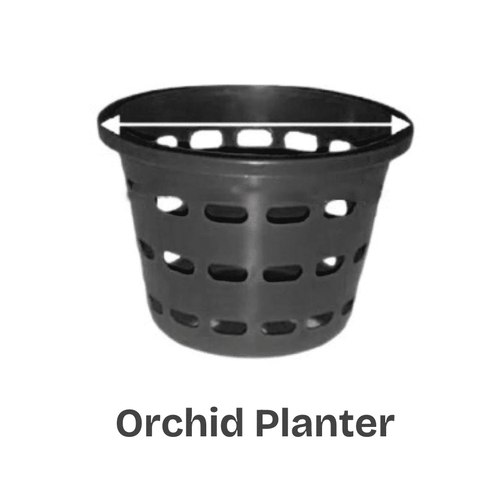 Premium Slotted Orchid Planter - অর্কিড চাষের জন্য বিশেষ ডিজাইনের ভেন্টিলেটেড ফুলের টব