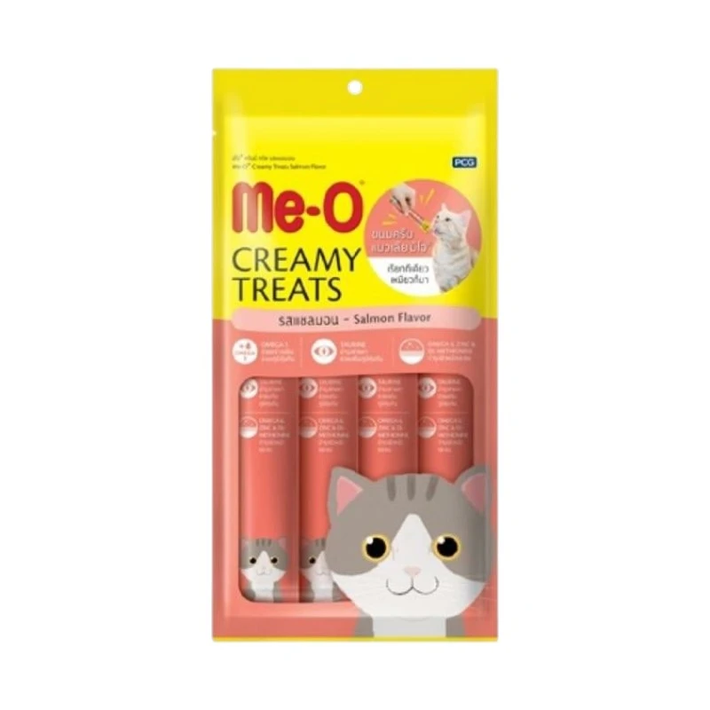 Me-O Meo Creamy Treats Salmon Flavor | স্যামন ফ্লেভারের প্রিমিয়াম ক্যাট ট্রিট