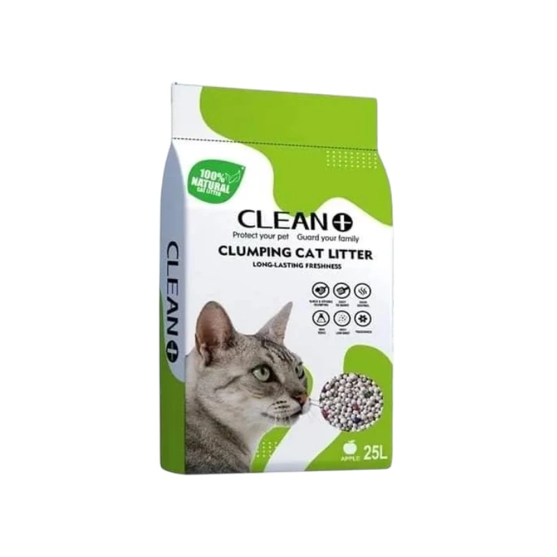 Clean Plus (FlavourLemon, levenda, Coffe, Apple) | সুগন্ধযুক্ত প্রিমিয়াম ক্যাট লিটার